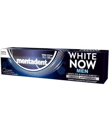 Mentadent White Now Men Whitening Toothpaste 75ml - Brighten Your Smile | Fast International Shipping - Buy Online on GoSupps.com