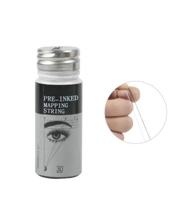 Pre-Inked White Eyebrow Mapping String 30M Ideal for Semi-Permanent Makeup Microblading & Eyeliner | International Shipping Available - Buy Online on GoSupps.com