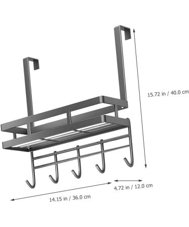 Cabilock Storage Rack Clothes Hanger Door Shelf Hooks for Door Towel Hanger Ordinary Hook Coat Rack Outdoor - Buy Online on GoSupps.com