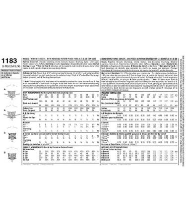 Simplicity US1183AA Women's Corset Sewing Pattern | Sizes 10-18 - Buy Online on GoSupps.com