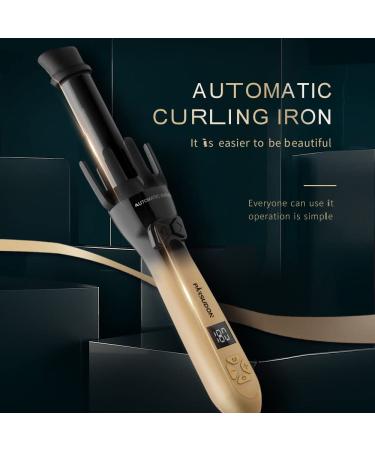 Automatic Hair Curling Iron - 1.26in Ceramic Tourmaline Two-Way Rotation Wand | International Shipping - Buy Online on GoSupps.com