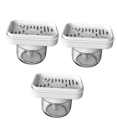 Ciieeo 3pcs Squeeze Bottle Kitchen Supplies Dishwashing Pump Dispenser Sink Soap Dispenser Dishwasher Soap Household Soap Container Dish Washing Supply Plastic White Dish Soap Liquid