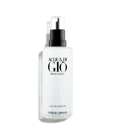 Armani Beauty - Acqua di Gi Profondo - Eau de Parfum - Cologne for Men - Fresh & Aromatic Men s Fragrance - Mandarin Lavender Cedarwood Notes 5 Fl Oz (Pack of 1)