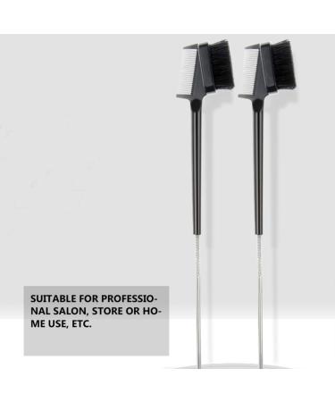 Buy Lurrose Double-Head Eyebrow Comb Tool - Portable Multifunctional Makeup Brush for Women | International Shipping - Buy Online on GoSupps.com