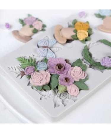Bouquet Butterfly Silicone Fondant Mold for Cake Decorating and Crafting (0017HHGJ) - Buy Online on GoSupps.com