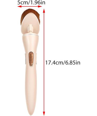 Vibrating Makeup Brush | 360 Degree Rotating Electric Blending Brush for Makeup - Foundation Makeup Brush for Liquid Cream Powder for Women Wife Friend Caits Electric Foundation Brush (Battery Type) - Buy Online on GoSupps.com