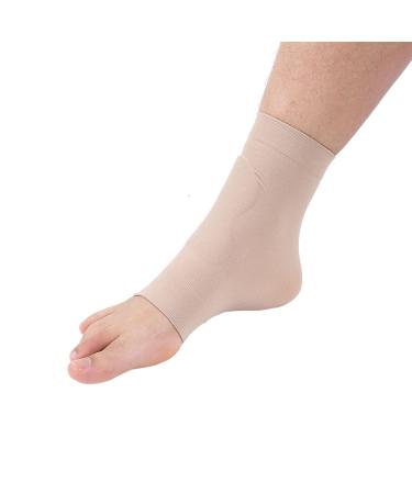Ankle Brace Compression Sleeve - Soft Elastic Support with Silicone Pad for Heel Spur Pain Relief & Swelling Reduction | Breathable Foot Sock - Buy Online on GoSupps.com