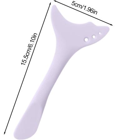 Kumprohu Lash Guard For Mascara - Silicone Eyeshadow Stencils Pad | Multifunctional Reusable Eyelash Lipstick Eyeshadow Applicators Aid Tool For Beginners And Makeup Masters Purple - Buy Online on GoSupps.com