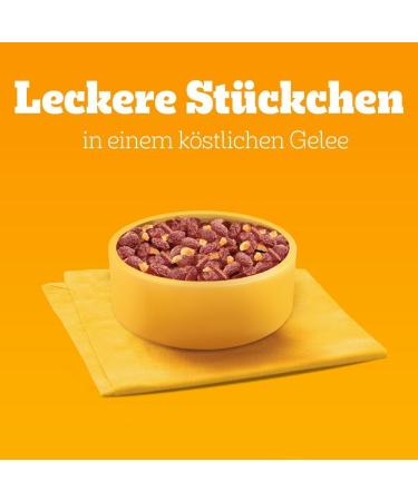 Pedigree Adult Dog Food Multipack in Jelly - 84 x 100g Portions 4 Varieties - Premium Water Feed for Adult Dogs - 8.4 kg - Buy Online on GoSupps.com