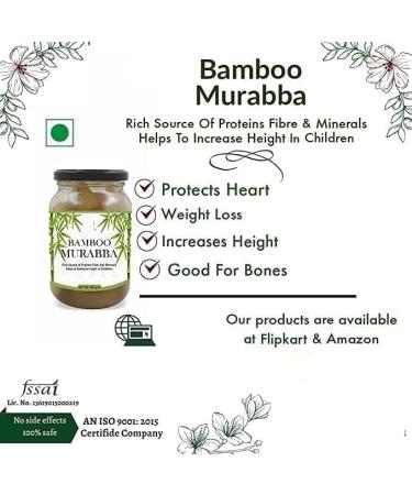 Homemade bamboo Murabba for RVs helps increase height growth | Bans Ka Murabba 500g | Healthy Murabba Bamboo Shoots 500g - Buy Online on GoSupps.com