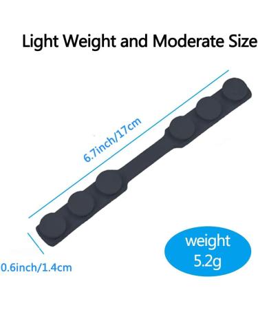 PULIVIA Mask Strap Extender for Men Women Kids - Adjustable Ear Saver 5PCS Black Pack - Anti-Tightening Silicone Holder Hook for Comfortable Mask Wear - Buy Online on GoSupps.com