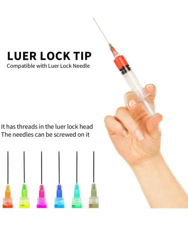 Injection Syringe 5ml Blunt Tip Syringes Luer Lock 16Ga 18Ga 20Ga Blunt Needle with Caps for Epoxy Resin Oil Glue Ink Injector Craft Paint Industrial adhesives sealants lubricants Lab Science - Buy Online on GoSupps.com