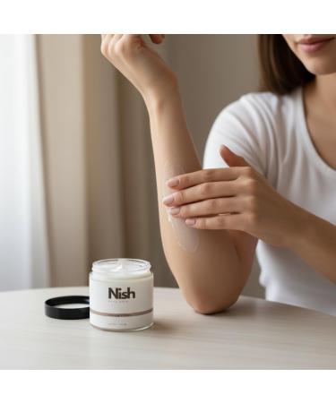 NISH body care Dream Cr me - Overnight hydrating recovery cr me delivers intense hydration restores skin while you sleep fragrance free non toxic vegan & cruelty free. (4 fl oz) - Buy Online on GoSupps.com