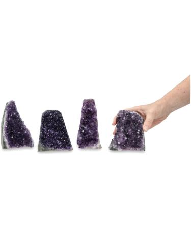 Deep Purple Amethyst Geode (3.5-4lb) | Large Rock Cave Crystal for Spaces - Buy Online on GoSupps.com