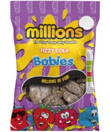 Millions Fizzy Cola Babies 6 x 120g Bags Delicious Special For Easter Tasty And Twisty Treat Gift Hamper Christmas Birthday Easter Gift Sold By Kidzbuzz