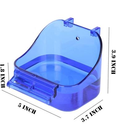 Shuoxpy Small Bird Bath Box - Parrot Bathing Tub for Small Birds, Parakeet, Canary, Budgerigar | Bird Cage Supplies - Random Color - Buy Online on GoSupps.com