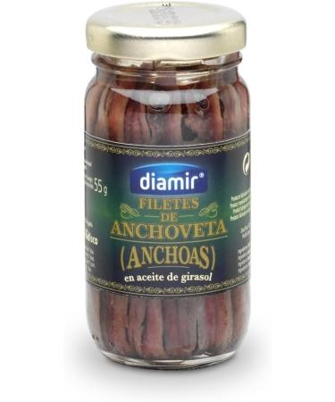 Lot 3x Anchovy fillet in sunflower oil - Jar 90g - Buy Online on GoSupps.com