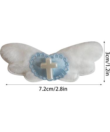 Sweet Hair Clip Gothic Cross Heart Angel Wings Hairpin Y2K Aesthetic Barrette Women Girls Sweet Hair Accessories Cute and Fashionable Hair Decoration pink-2P - Buy Online on GoSupps.com