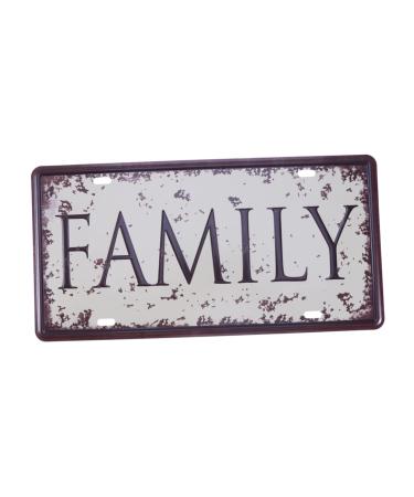 ABOOFAN Vintage Decor Retro Decor Vintage Sign Wall Decor License Plate Decorative Paintings Metal