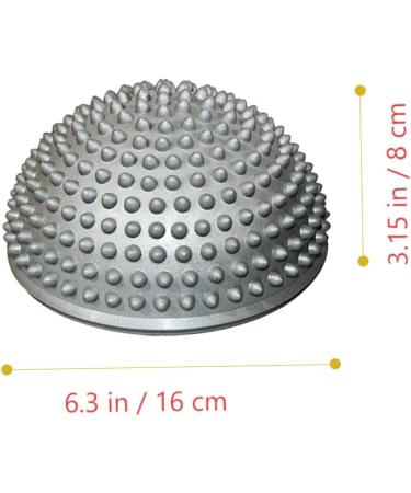Iwowhero Durian-Ball Massage Balls for Plantar Fasciitis Relief | Spiky Foot & Arm Massager | 16x16x8cm Gray - International Shipping Available - Buy Online on GoSupps.com