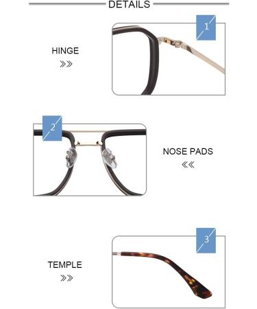 HELES Oversize Blue Light Blocking Reading Glasses | Anti-Reflection Eyeglasses | TR90 & Metal Frame | +3.75 Strength | International Shipping Available - Buy Online on GoSupps.com