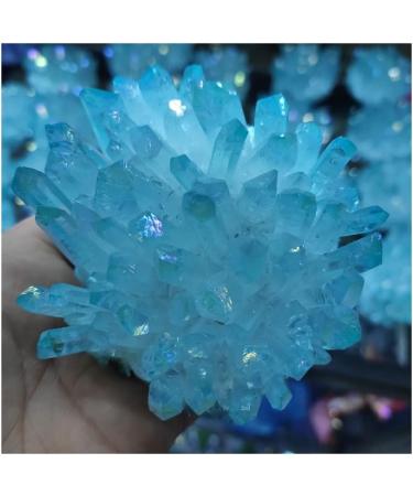 1pcs 300-700g Natural Crystal Cluster Electroplated Yello Crystal Cluster Reiki Stone Crystal Tip House Decorative Natural Stones Home Goods (Size : 300-400g) - Buy Online on GoSupps.com