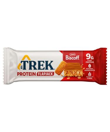 Trek JB's Trek High Protein Biscoff Flapjack - Plant-Based - Vegan Snack - 50g