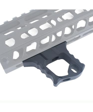 SBGJMY TD Halo Tactical aluminum rain angle manual stop of the air force handle front handle for M-locomotive and keymod protection systems (black)