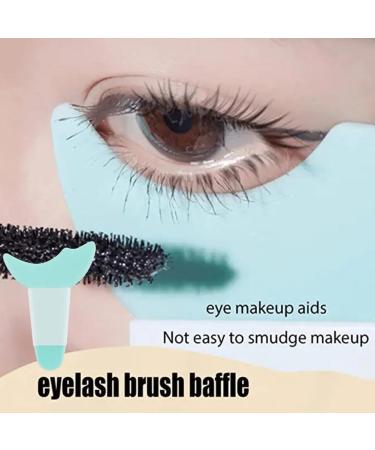 Multifunctional Eye Makeup Aid Crescent Baffle Mascara Eyeliner Shaper Tool Baffle Tool Eyeliner M9I0 Eyebrow Assistant Beauty Pink Size - Buy Online on GoSupps.com