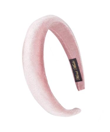 Buy ZOOMY Women Velvet Headband | Thick Sponge Padded Candy Color Hairband - Blue | International Shipping Available - Buy Online on GoSupps.com