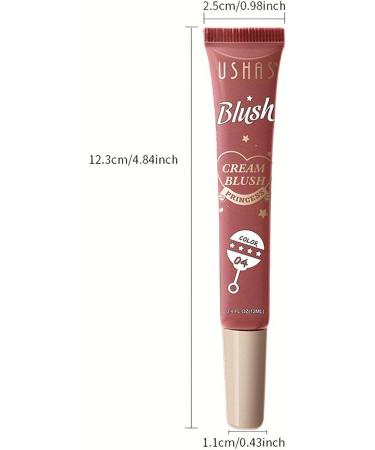 Velvet Skin Cream Blushes Liquid Mousse Cream Blushes | Hydrating Mousse Liquid Blushes Long Wearing Moisture Blushes Cheeks Lips Make Up Skoulazeo 04 - Buy Online on GoSupps.com