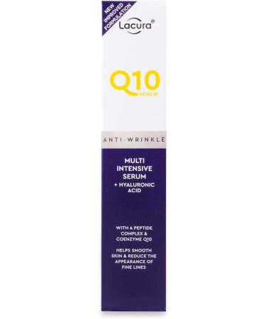 Lacura Q10 Renew Anti Wrinkle Multi Intensive Serum + Hyaluronic acid (50ml) - Buy Online on GoSupps.com