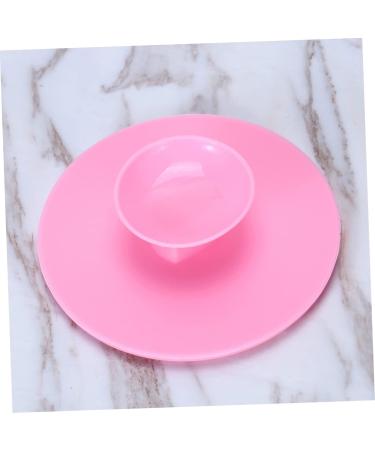 POPETPOP Makeup Washing Tool Silicone Makeup Brush Pad Esponjas Para Maquillaje for Makeup Cosmetic Brush Cleaner Brush Cleaning Pad Makeup Pad Makeup Sponge Scrubber Round 10*10cm Pink - Buy Online on GoSupps.com