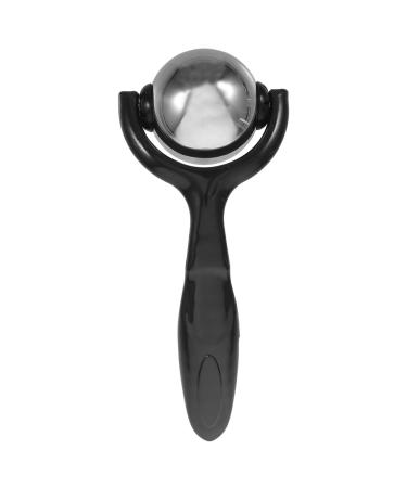 Patkaw stainless steel facial scooter Metal ice cream cooling ball roller with plastic handle Face and eye massager for relieving swelling The pores