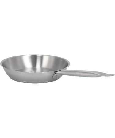 Durable 304 Stainless Steel Frying Pan Single Handle Dishwasher Safe Oven Safe Suitable for Induction Cookers Gas Stove Electric Ceramic Stove (300 * 50mm) 300*50mm - Buy Online on GoSupps.com