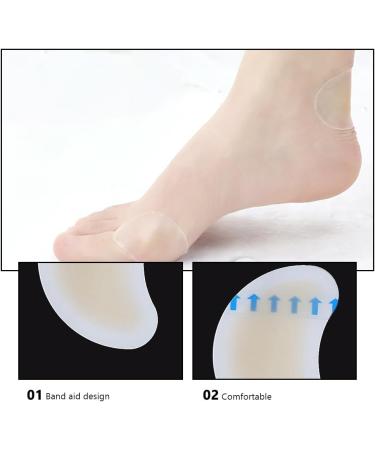 Silicone Heel Pads for Shoes - 160 Pcs Gel Heel Cushion Inserts & Metatarsal Pads for Women - Comfort for High Heels & Foot Care - Buy Online on GoSupps.com