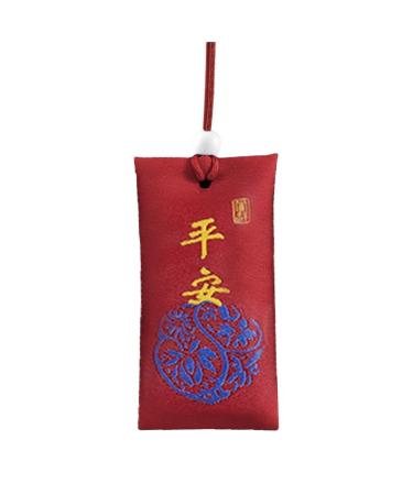 Spiritual Salt with Sachet Fragrant Bag Empty Bag Carrying Pouch Bag Hanging Blessings Pendant Good Wishes Style Chinese Peace Size