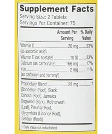 6pk Lydia Pinkham 150 Tablets - Natural Herbal Supplement for Women's Health - Buy Online on GoSupps.com