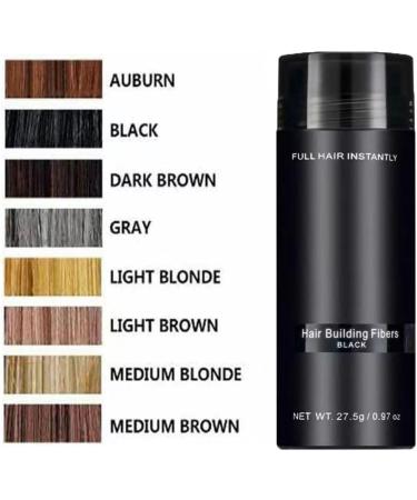 Volume+ Hair Magic Building Fiber Powder Hair Building Fibers Hair Thickening Fibers (Grey) - Buy Online on GoSupps.com