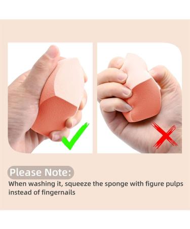 Dolovemk | Extra Large Beauty Egg Blender Makeup Sponge Face Foundation Blending Puffs Height:8.5cm(Dry)/10cm(Wet) (Pink) - Buy Online on GoSupps.com
