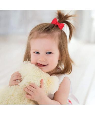 40pc Baby Girls Hair Bows Ties - Mini Elastic Hair Ties for Toddler Girls | Ponytail Holders & Hair Accessories - Buy Online on GoSupps.com