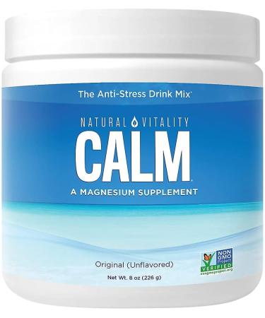 Natural Vitality Natural Calm The Anti-Stress Drink Original (Unflavored) 8 oz (226 g) - Buy Online on GoSupps.com