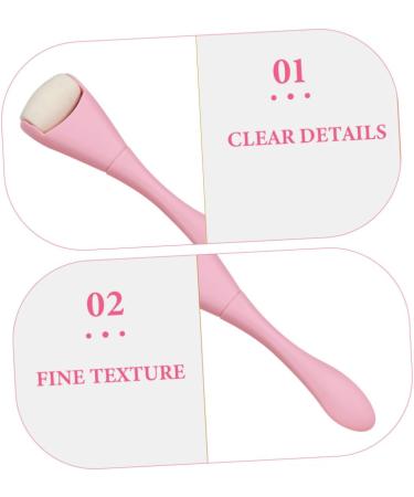 BELLIFFY Oil Removal Roller Oil-absorbing Facial Roller Skin Rolling Volcano Stone Oil Control Facial Volcanic Face Oil Absorbing Stick 10.30X2.70X1.50CM Pink - Buy Online on GoSupps.com