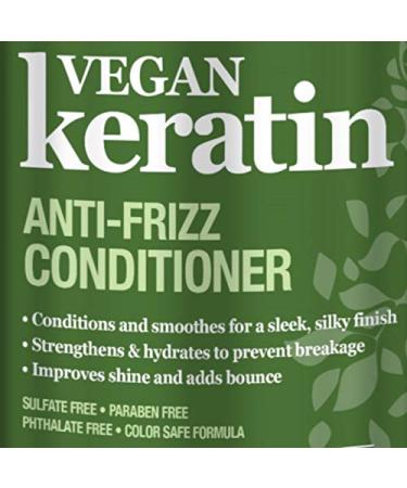 Difeel Vegan Keratin Anti Frizz Conditioner 33.8 oz - Cruelty Free & Vegan | International Shipping - Buy Online on GoSupps.com