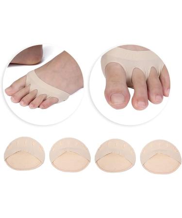 Foot Cushion & Pointe Shoe Toe Pads - 2 Pairs Skin Color High Heeled Shoe Forefoot Pads for Pain Relief & Comfort - Buy Online on GoSupps.com