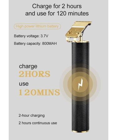 Lanlousy Professional Hair Finishing Trimmers Electric Trimmers Beard Shaving Trimmers Black - Buy Online on GoSupps.com