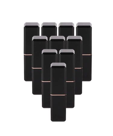 10pcs Empty Lipstick Tubes - DIY Cosmetic Containers for Custom Lipstick Creation - Buy Online on GoSupps.com
