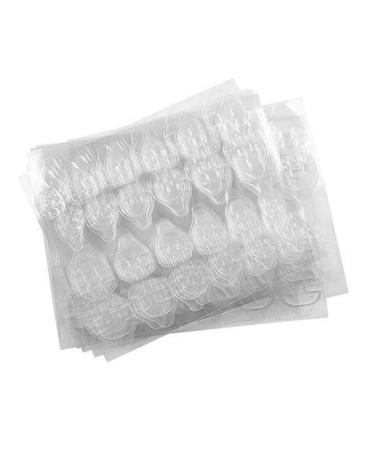 Adhesive Nail Tabs Double Sided Manicure Stickers Waterproof Clear Jelly Gel Tape 10 Sheets 120PCS Adhesive Nail tabs