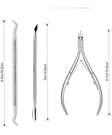 Premium Huture Haubzangen Short Corner Lifter & Nail Shaver Set - Stainless Steel Manicure & Pedicure Tools Kit - Buy Online on GoSupps.com