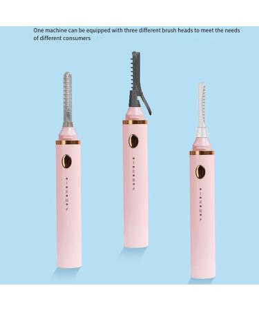 BOKIOESDE Fast Heating Electric Eyelash Curler No Preheating Required Equipped with Anti Scalding Silicone Cover to Prevent Burns Pink - Buy Online on GoSupps.com